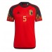 Günstige Belgien Jan Vertonghen #5 Heim Fussballtrikot WM 2022 Kurzarm